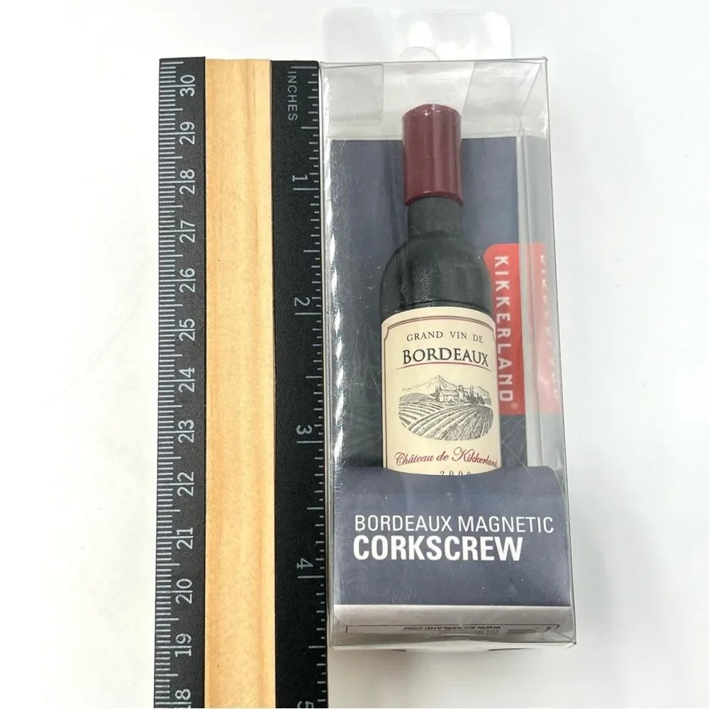 New Bordeaux Wine Bottle‎ Magnetic Corkscrew Bottle Opener Novelty Fridge Magnet